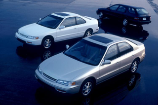 The 5th generation Accord was available in sedan, coupe, and wagon. Image: Honda.